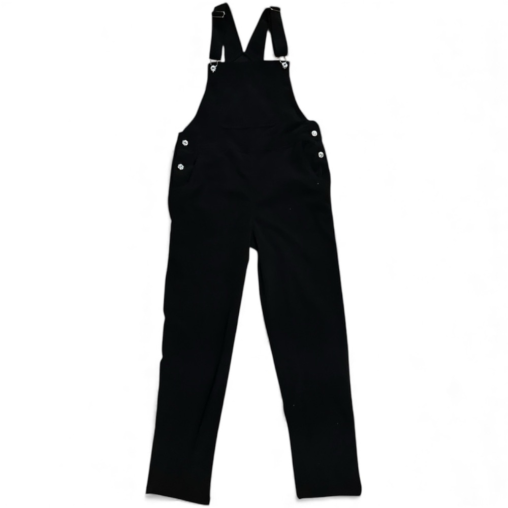 Black super soft corduroy Overalls